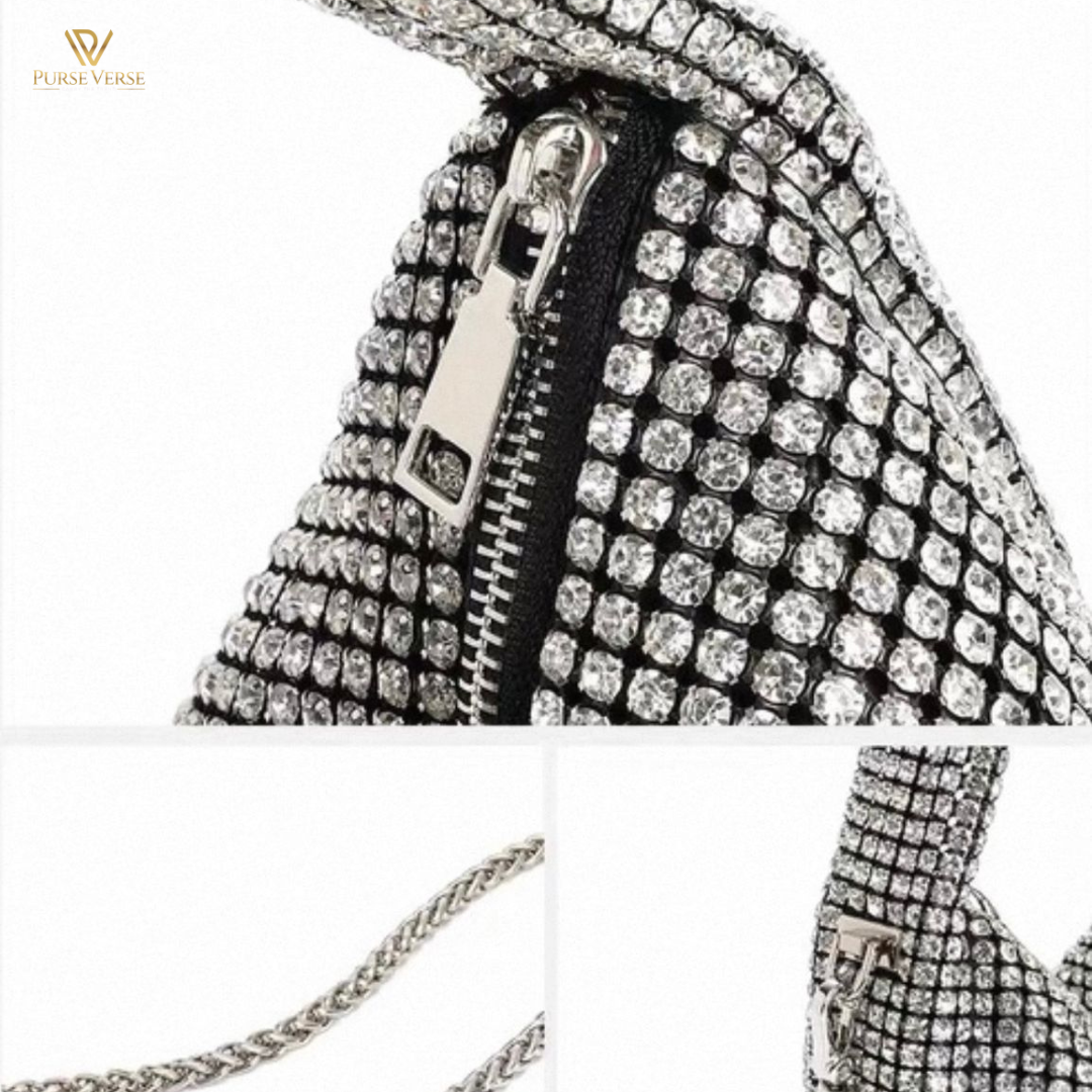 Crystal Spark Glam Shoulder Bag