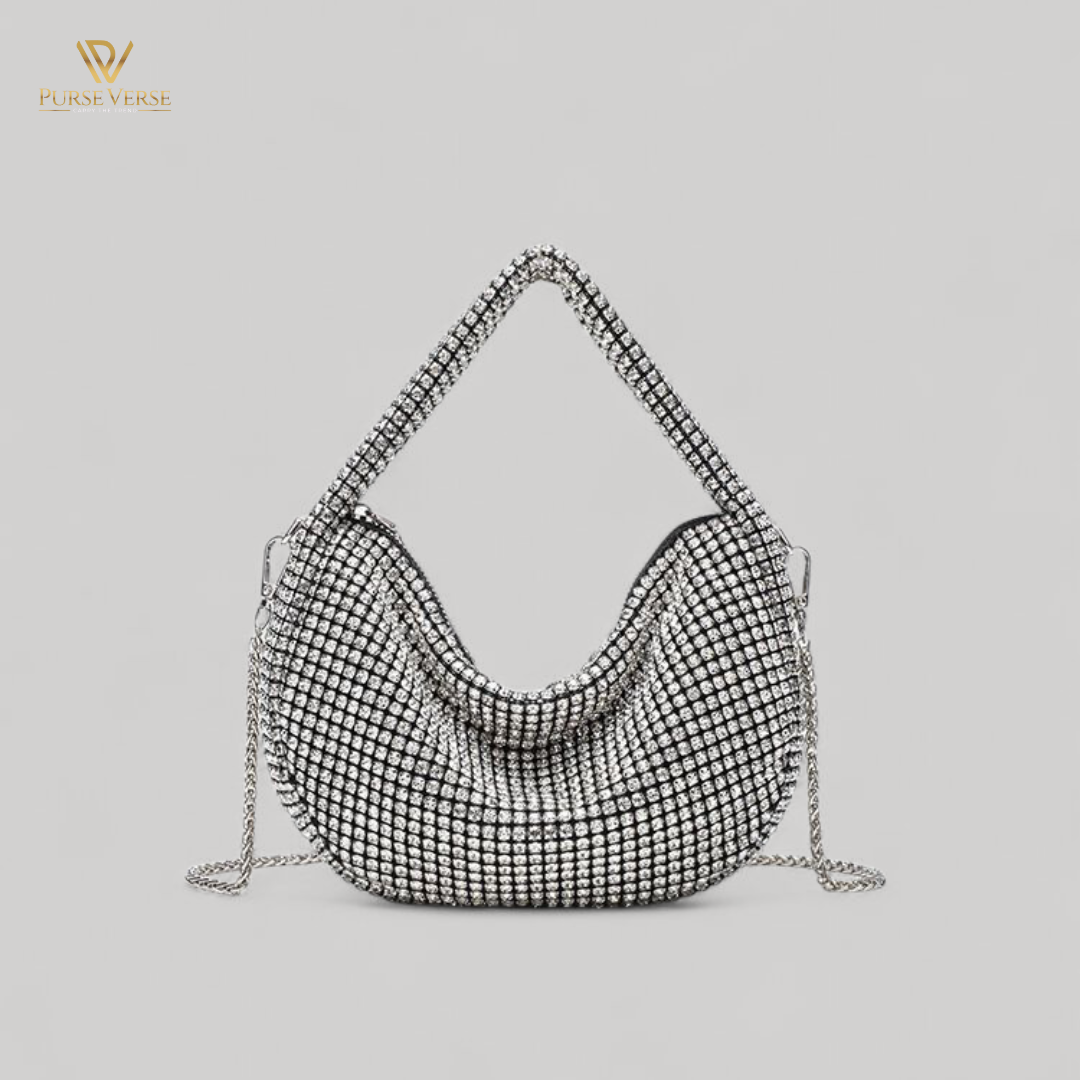 Crystal Spark Glam Shoulder Bag