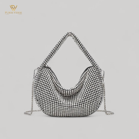 Crystal Spark Glam Shoulder Bag