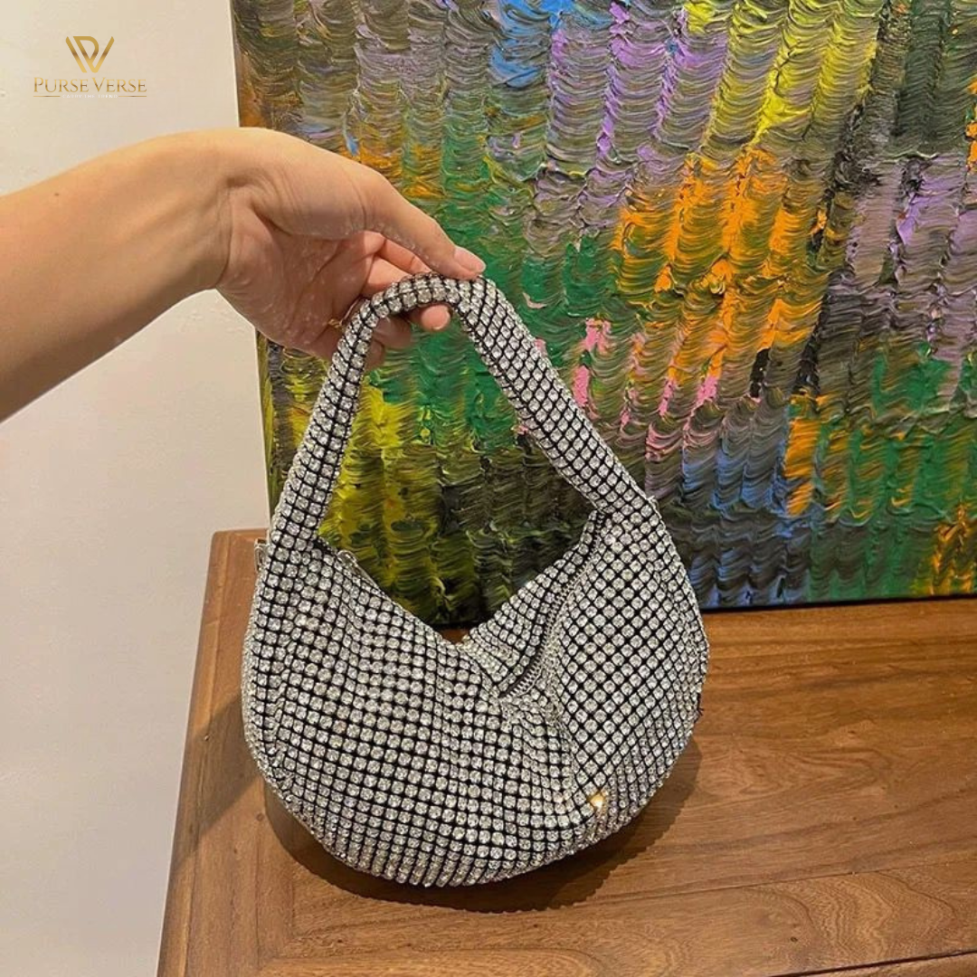 Crystal Spark Glam Shoulder Bag