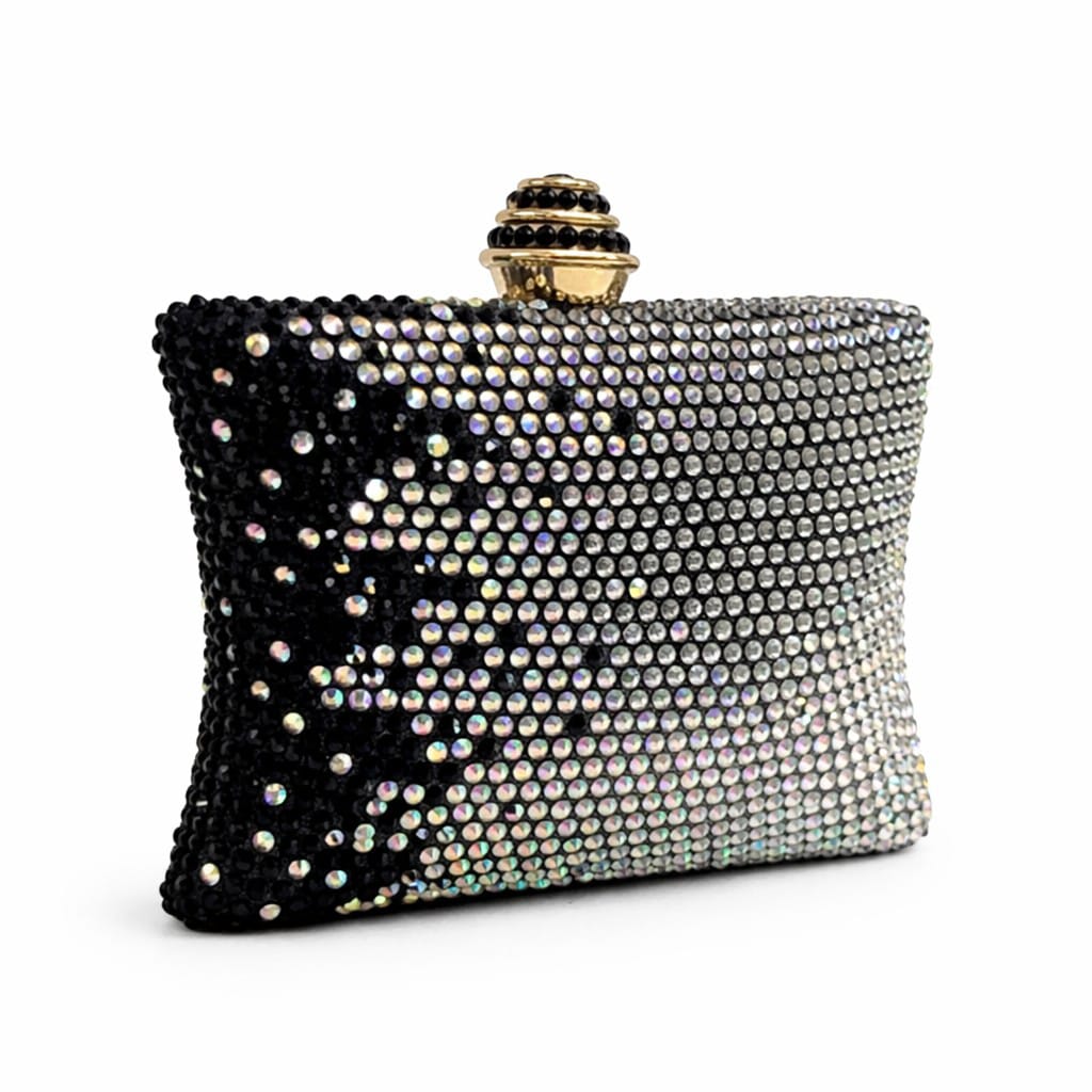 Champagne Swarovski Stones Clutch