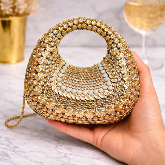 Kundan Party Clutch